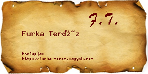 Furka Teréz névjegykártya