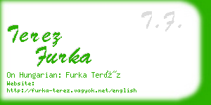 terez furka business card